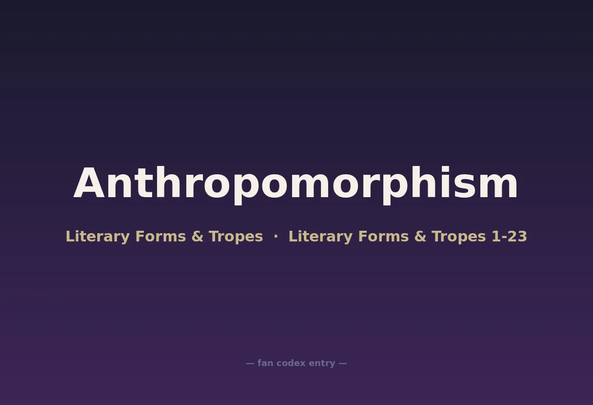 Anthropomorphism