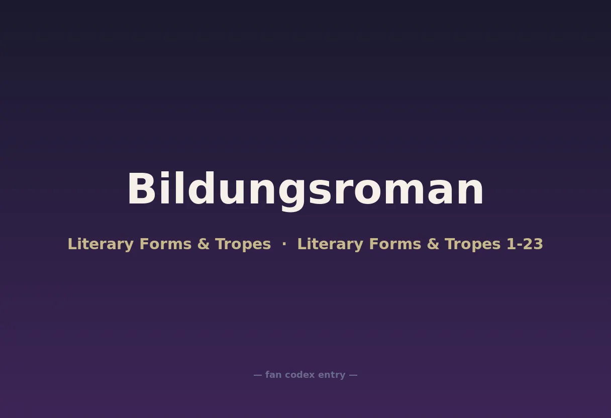 Bildungsroman