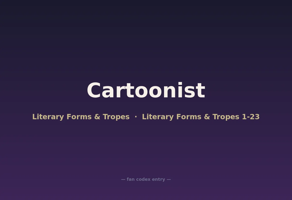 Cartoonist