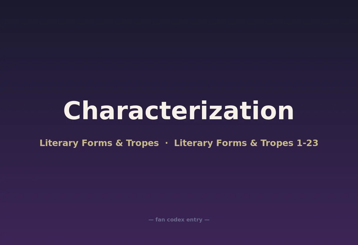 Characterization