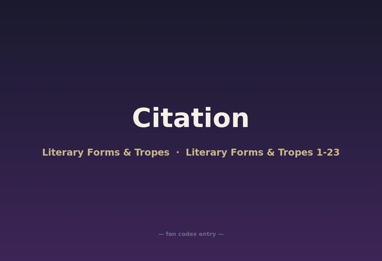 Citation