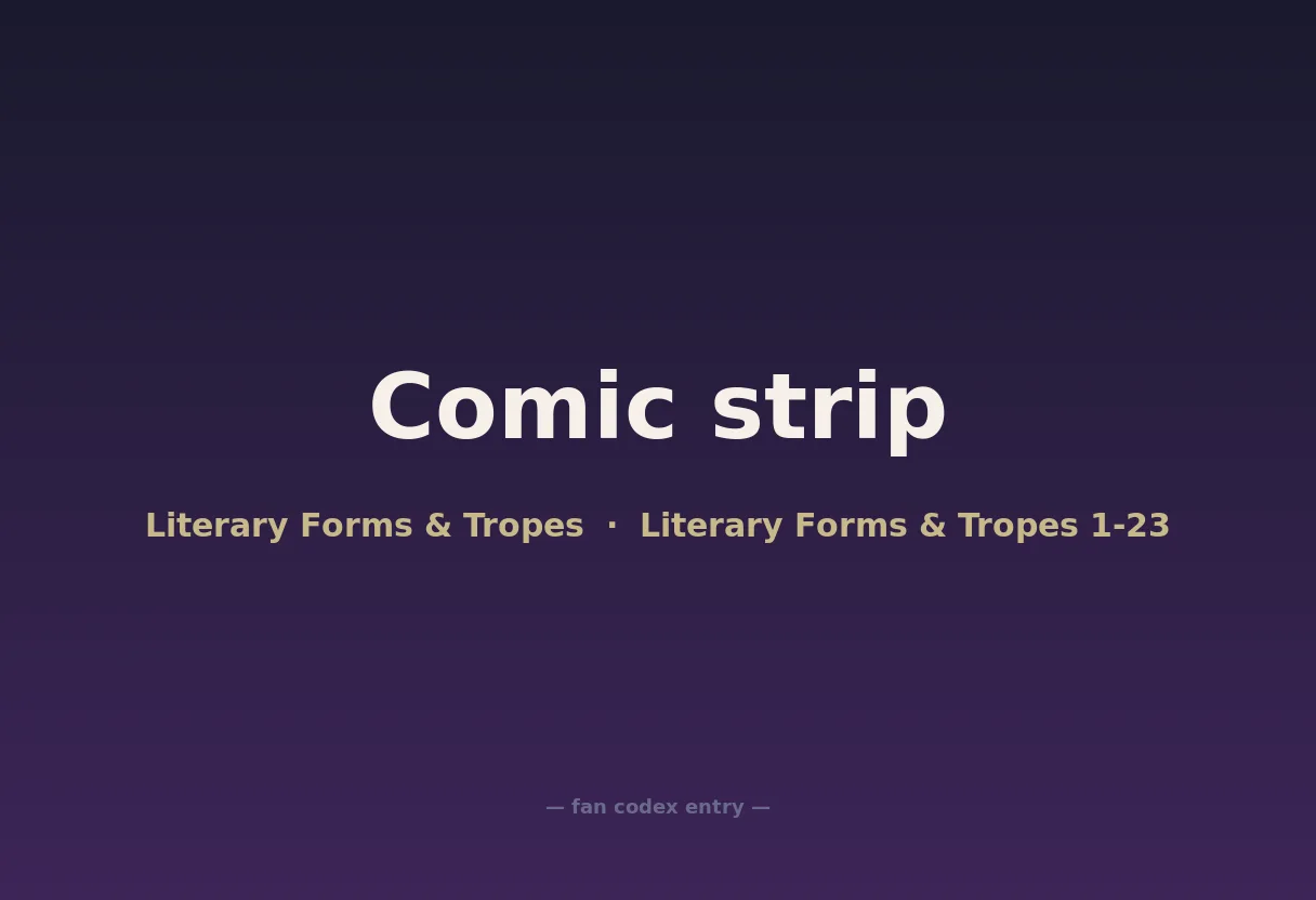 Comic strip
