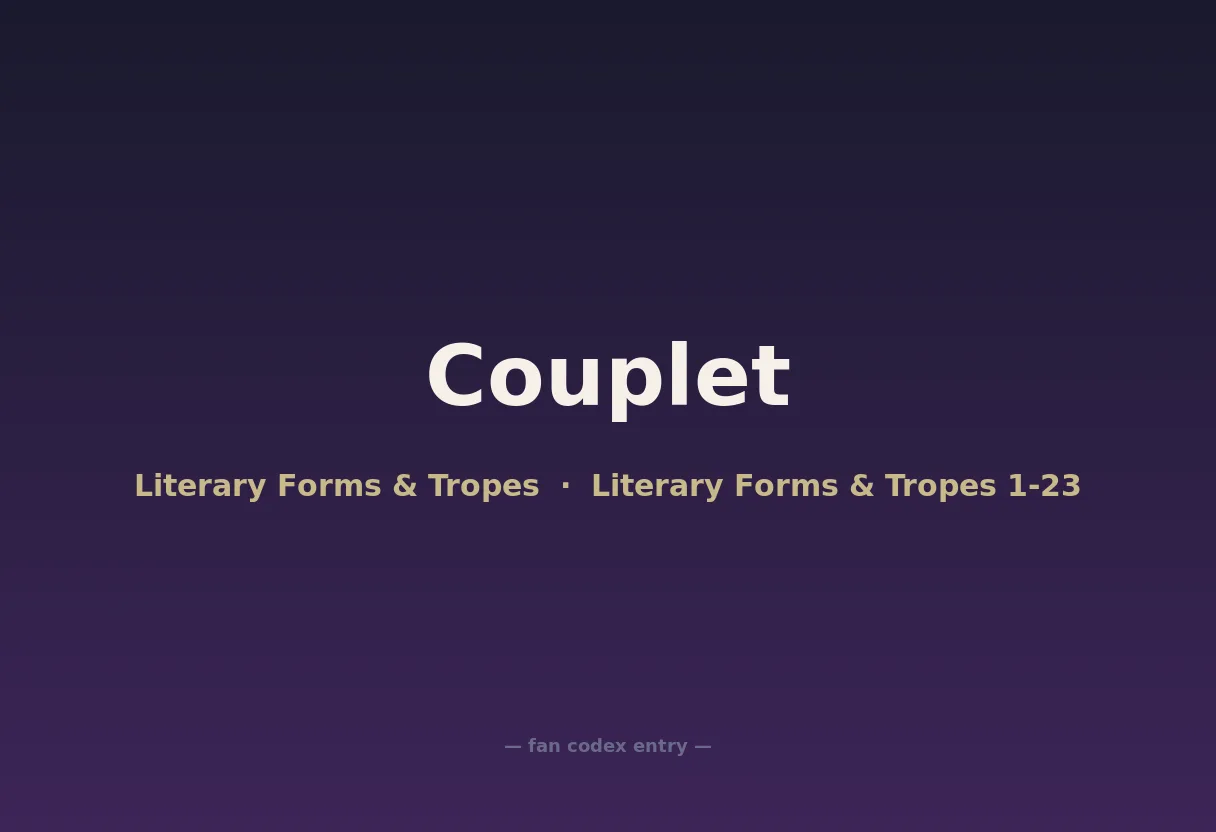 Couplet